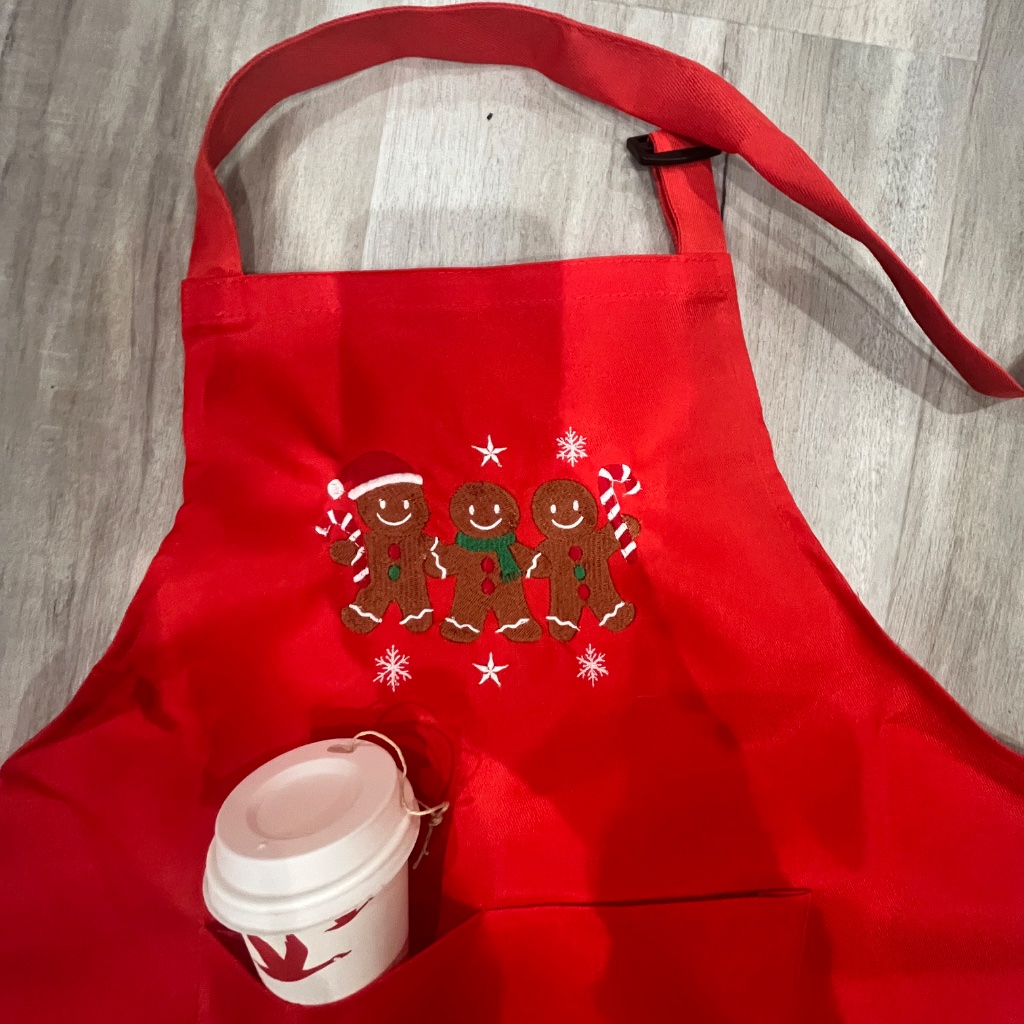 Gingerbread Man Kids Aprons Brand New